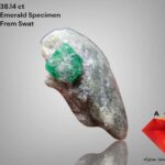 A 38.14ct Swat Emerald Specimen: Striking Form and Classic Green