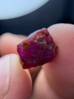5.725ct Afghan Ruby Crystal – Natural Untreated Deep Red Gem (10.53 x 8.99 x 6.84mm) - Image 2