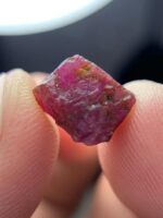 5.725ct Afghan Ruby Crystal – Natural Untreated Deep Red Gem (10.53 x 8.99 x 6.84mm) - Image 3