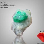 A Refined 21.60ct Swat Emerald Specimen: Natural Elegance in a Compact Crystal