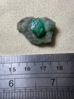 A Refined 21.60ct Swat Emerald Specimen: Natural Elegance in a Compact Crystal - Image 11
