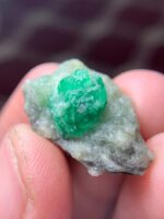 A Refined 21.60ct Swat Emerald Specimen: Natural Elegance in a Compact Crystal - Image 5