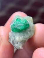 A Refined 21.60ct Swat Emerald Specimen: Natural Elegance in a Compact Crystal - Image 6