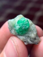 A Refined 21.60ct Swat Emerald Specimen: Natural Elegance in a Compact Crystal - Image 7