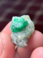 A Refined 21.60ct Swat Emerald Specimen: Natural Elegance in a Compact Crystal - Image 9