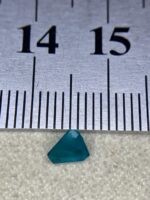 Bluish Green Hauyne Gemstone: 0.24 ct Trilliant Cut - Image 9