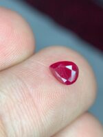 0.622ct Faceted Ruby – Natural Deep Red Gemstone (6.11 x 4.86 x 2.81mm) - Image 3