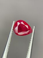0.622ct Faceted Ruby – Natural Deep Red Gemstone (6.11 x 4.86 x 2.81mm) - Image 5