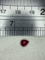 0.622ct Faceted Ruby – Natural Deep Red Gemstone (6.11 x 4.86 x 2.81mm) - Image 8