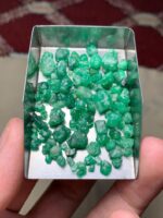 57.70 ct Raw Swat Emerald – Natural Rough Gemstone Crystal - Image 9