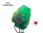 6.15ct Swat Emerald Crystal: Raw Green Beryl with Natural Charm