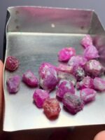 46.55ct Afghan Ruby Rough Lot – Natural Uncut Rubies (11.62 × 8.77 × 5.24 mm) - Image 6