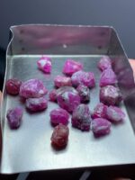 46.55ct Afghan Ruby Rough Lot – Natural Uncut Rubies (11.62 × 8.77 × 5.24 mm) - Image 7