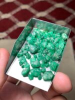 57.25 Carat Swat Emerald Rough Lot – Natural Uncut Green Gemstone (9.95 × 7.25 × 6.73 mm) - Image 11