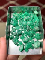 57.25 Carat Swat Emerald Rough Lot – Natural Uncut Green Gemstone (9.95 × 7.25 × 6.73 mm) - Image 4