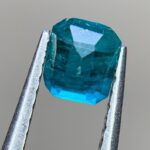 The Beauty of 0.20 ct Bluish Green Hauyne Rectangular Cut Gemstone - Image 5