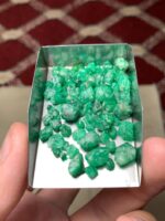 57.25 Carat Swat Emerald Rough Lot – Natural Uncut Green Gemstone (9.95 × 7.25 × 6.73 mm) - Image 6