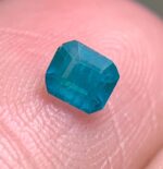 The Beauty of 0.20 ct Bluish Green Hauyne Rectangular Cut Gemstone - Image 7