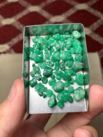 57.25 Carat Swat Emerald Rough Lot – Natural Uncut Green Gemstone (9.95 × 7.25 × 6.73 mm) - Image 9