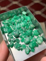 57.25 Carat Swat Emerald Rough Lot – Natural Uncut Green Gemstone (9.95 × 7.25 × 6.73 mm) - Image 14