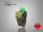 A Rare 24.80 ct Swat Emerald Specimen: Nature’s Green Masterpiece