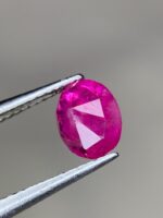 0.85 ct Afghan Ruby (6.12 × 5.08 × 3.17 mm): A Brilliant Facet from Jagdalek - Image 4