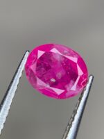 0.85 ct Afghan Ruby (6.12 × 5.08 × 3.17 mm): A Brilliant Facet from Jagdalek - Image 7