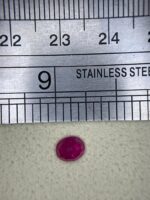 0.85 ct Afghan Ruby (6.12 × 5.08 × 3.17 mm): A Brilliant Facet from Jagdalek - Image 9