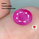 Natural Afghan Ruby – 0.95 Carats of Rich Color and Elegant Cut
