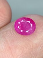 Natural Afghan Ruby – 0.95 Carats of Rich Color and Elegant Cut - Image 2