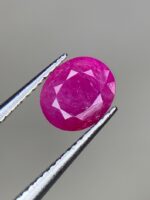 Natural Afghan Ruby – 0.95 Carats of Rich Color and Elegant Cut - Image 3