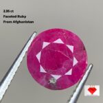 2.35 ct Natural Ruby from Afghanistan – A Collector’s Dream Gemstone"