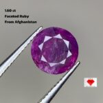 1.60ct Natural Afghan Ruby: A Striking Faceted Gem with Bold Presence