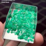 48.05 Carat Swat Valley Emerald Rough Lot – Natural Uncut Gemstone