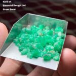 43.15 Carat Swat Valley Emerald Rough lot– Natural Uncut Material