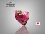 5.15 ct Afghan Ruby Gemstone: Pigeon Blood Red Crystal