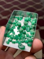 53.15 Carat Swat Emerald Rough Lot – Natural Pakistani Emerald (11.15 × 6.62 × 6.42 mm) - Image 4