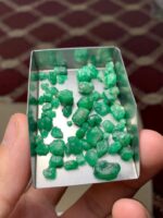 53.15 Carat Swat Emerald Rough Lot – Natural Pakistani Emerald (11.15 × 6.62 × 6.42 mm) - Image 10