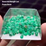 Spotlight on a 41.30ct Rough Emerald Lot from Swat