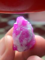Natural 60 Carat Afghan Ruby Crystal – Exceptional Large Collector’s Gemstone (26.83 × 18.00 × 16.08 mm) - Image 9