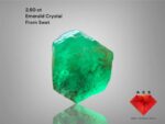The Subtle Elegance of a 2.80 ct Emerald Crystal