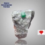 28.60ct Swat Emerald Specimen – Natural Untreated Green Crystal (24.13×18.49×8.89 mm)