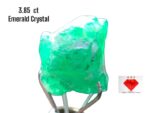 3.85ct Swat Emerald Crystal – Natural Green Beauty in 7x9x8mm