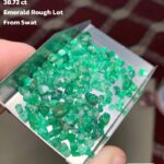 38.72 ct Swat Emerald Rough Lot: Natural Untouched Form