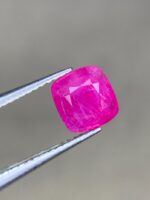 Bold Presence in a Fine Gem: 1.23 ct Faceted Afghan Ruby (5.70 × 5.45 × 4.22 mm) - Image 4