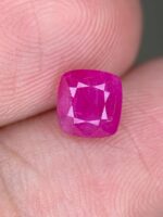 Bold Presence in a Fine Gem: 1.23 ct Faceted Afghan Ruby (5.70 × 5.45 × 4.22 mm) - Image 8
