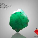13.87 Carat Swat Valley Emerald Crystal – Rare Natural