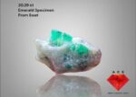 20.29 ct Swat Emerald Specimen – Compact Brilliance in Natural Form