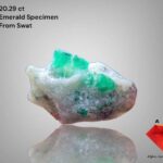 20.29 ct Swat Emerald Specimen – Compact Brilliance in Natural Form