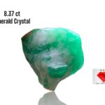8.37ct Emerald Crystal from Swat – 11×12×8mm Natural Green Gemstone